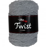 Příze Twist, 8235, tmavě šedá