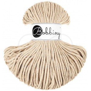 Příze Bobbiny, 3mm, Warm Beige GOLDEN