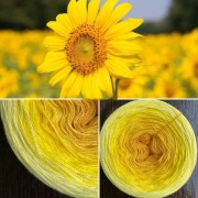 Příze Čarovné klbko, (3n), 1000m, Magic OMBRÉ - Sunflower