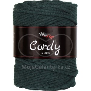 Příze Cordy, 5mm, 8157, lesní zelená