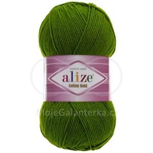 Příze Cotton Gold, 035, zelená