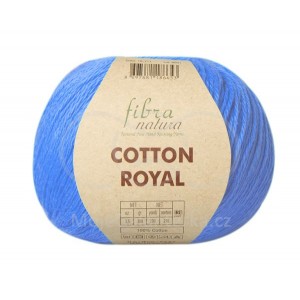 Příze Cotton Royal, 18-706, modrá
