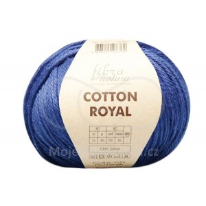 Příze Cotton Royal, 18-712, tmavě modrá