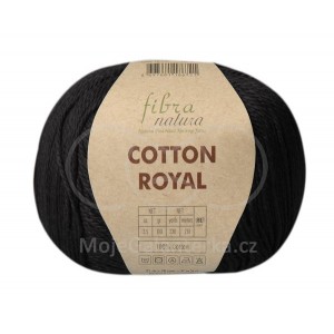 Příze Cotton Royal, 18-718, černá