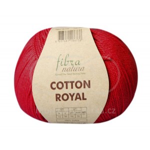 Příze Cotton Royal, 18-726, červená