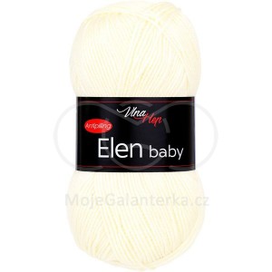 Příze Elen Baby, 41005, krémová