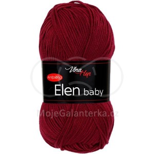 Příze Elen Baby, 41136, bordó