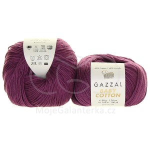 Příze Baby Cotton, 3441, fialová