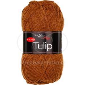 Příze Tulip, 41054, hnědá rezavá