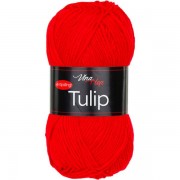 Příze Tulip, 41147, červená sytá