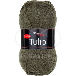 Příze Tulip, 41213, khaki