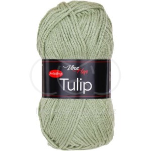 Příze Tulip, 41307, zeleno-šedá