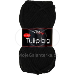 Příze Tulip Big,  4001, černá