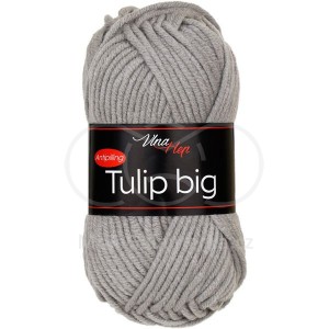 Příze Tulip Big, 41027, šedá