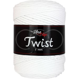 Příze Twist, 8002, bílá